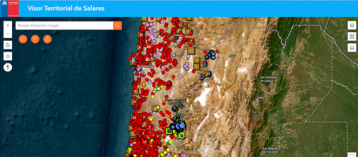 SERNAGEOMIN lanza Plataforma Pública de Salares y Litio