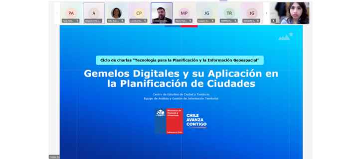 Centro de Estudios del MINVU inicia ciclo de charlas sobre Tecnología para la Planificación y la Información Geoespacial