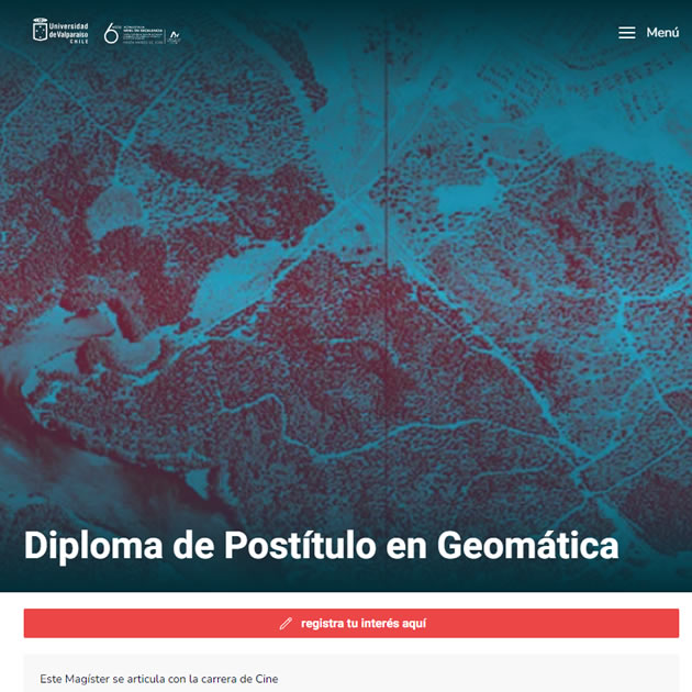 Diploma de Postítulo en Geomática